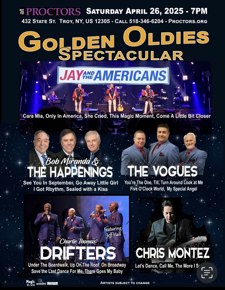 Proctors April 26,2025 Golden Oldies Spectacular